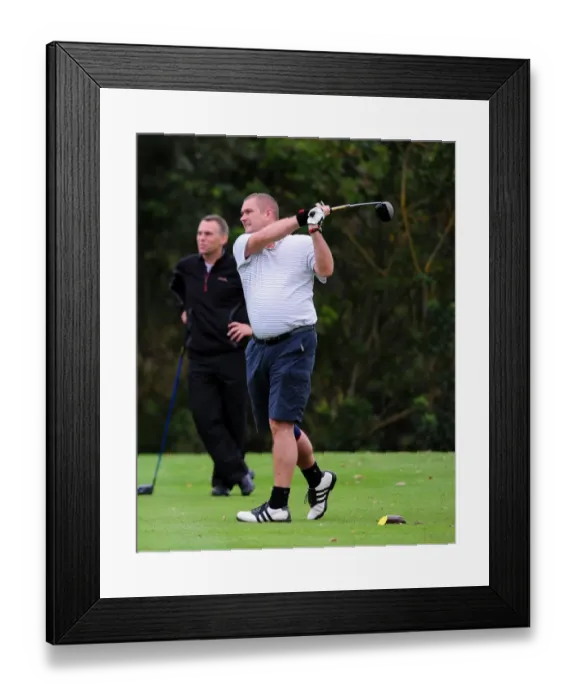 Framed Print : Bristol City Football Club: Golf Day - A Swing into Season 11-12