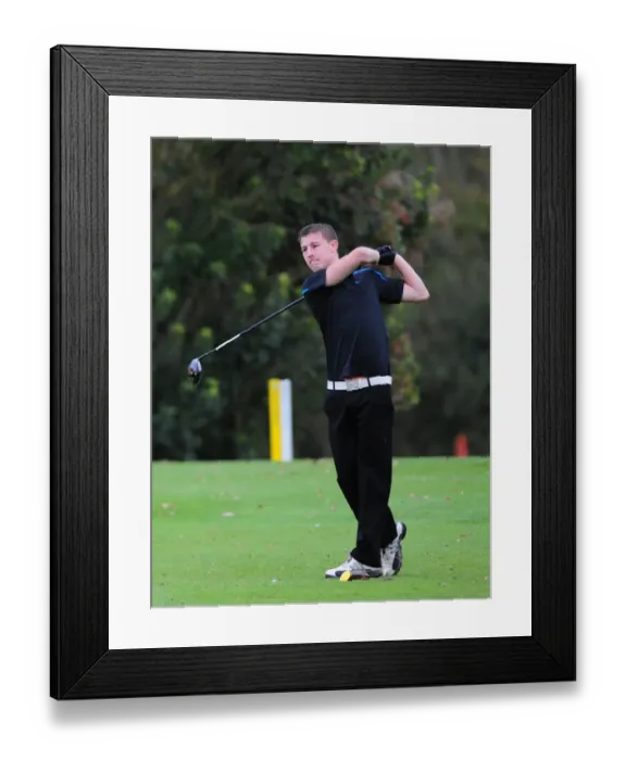 Framed Print : A Swing into Football: Bristol City Golf Day - Season 11-12: The First Team Edition