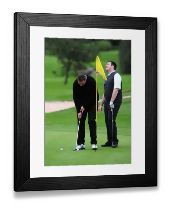 Framed Print : Bristol City Football Club: Season 11-12 Golf Day - A Swing into Football Framed Print : Bristol City Football Club: Season 11-12 Golf Day - A Swing into Football