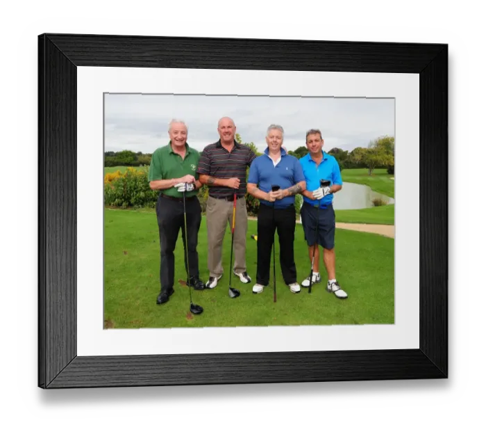 Framed Print : Bristol City Football Club: Golf Day - A Swing into Season 11-12