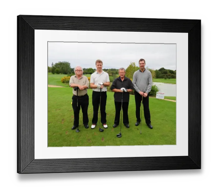 Framed Print : A Swing in Football: Bristol City First Team Golf Day, Season 11-12