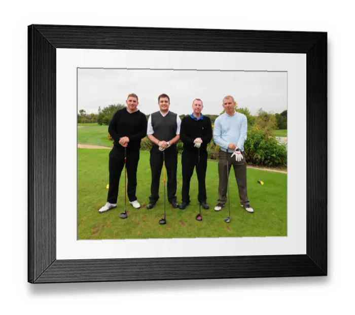 Framed Print : Bristol City Golf Day: A Swing in Football - Season 11-12
