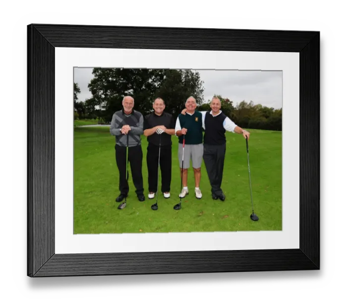 Framed Print : Bristol City Football Club: Season 11-12 Golf Day - A Swing in Football