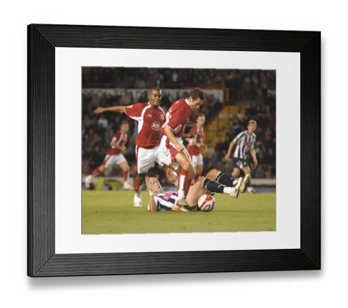 Framed Print : Ivan Sproule's Top Moments: Bristol City vs. West Brom