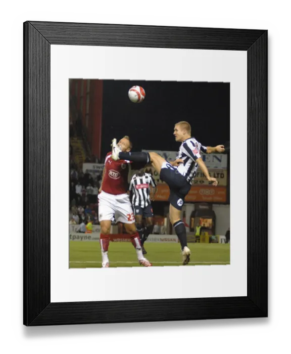 Framed Print : Bristol City vs. West Brom: A Clash from the 07-08 Season