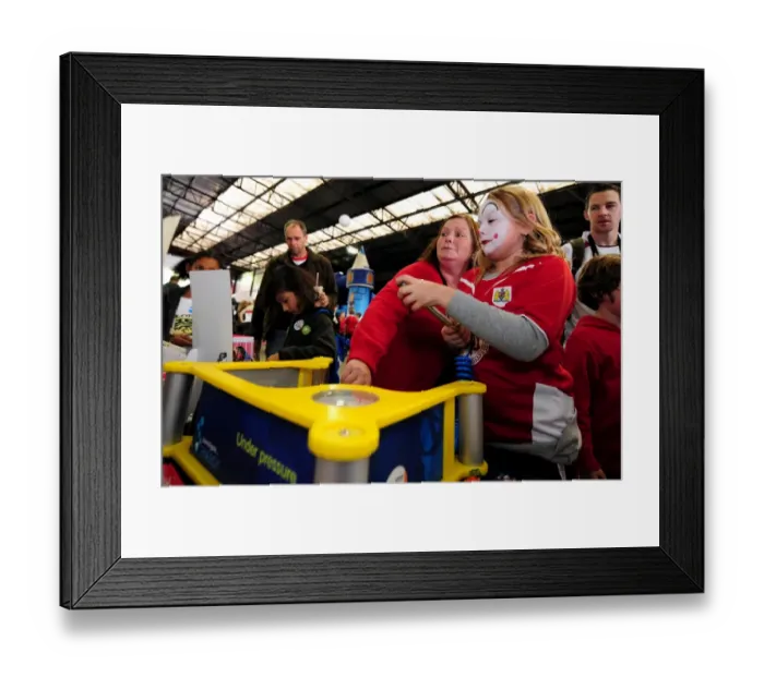 Framed Print : Bristol City vs. Peterborough United: A Football Rivalry - Season 11-12