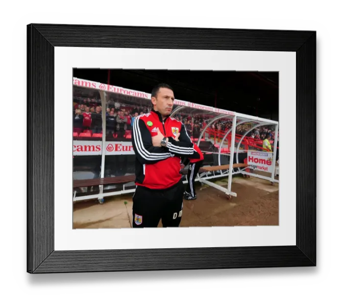 Framed Print : Derek McInnes Guides Bristol City vs. Birmingham City in Championship Clash at Ashton Gate Stadium - 23 / 10 / 2011 Framed Print : Derek McInnes Guides Bristol City vs. Birmingham City in Championship Clash at Ashton Gate Stadium - 23 / 10 / 2011