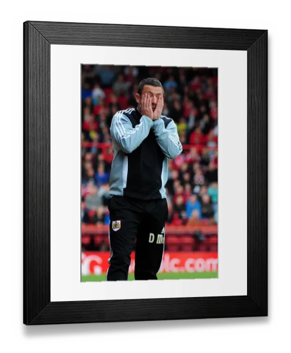 Framed Print : Derek McInnes Leads Bristol City in Championship Match against Birmingham City at Ashton Gate Stadium (October 23, 2011) Framed Print : Derek McInnes Leads Bristol City in Championship Match against Birmingham City at Ashton Gate Stadium (October 23, 2011)