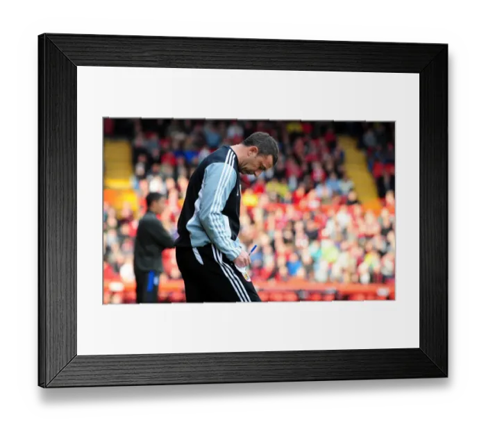 Framed Print : Derek McInnes Leads Bristol City Against Birmingham City in Championship Match at Ashton Gate Stadium - 23 / 10 / 2011 Framed Print : Derek McInnes Leads Bristol City Against Birmingham City in Championship Match at Ashton Gate Stadium - 23 / 10 / 2011