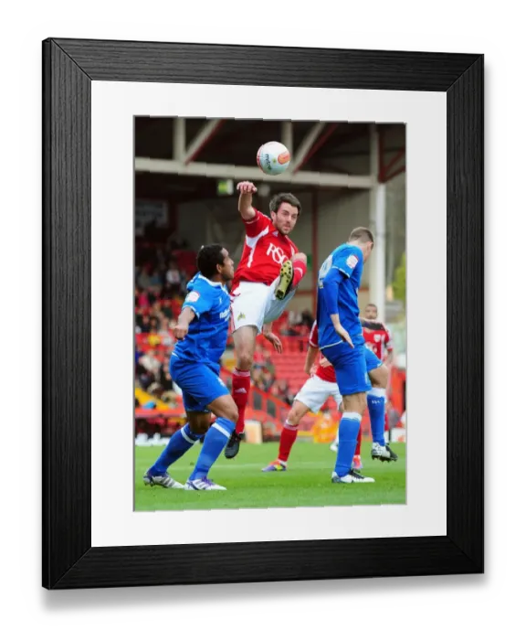 Framed Print : Championship Clash: Skuse vs Beausejour - A Football Rivalry at Ashton Gate (October 23, 2011) (Bristol City vs Birmingham City) Framed Print : Championship Clash: Skuse vs Beausejour - A Football Rivalry at Ashton Gate (October 23, 2011) (Bristol City vs Birmingham City)