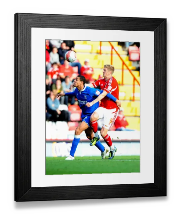 Framed Print : Championship Showdown: A Battle Between Jon Stead and Curtis Davies at Ashton Gate, 2011 (Bristol City vs Birmingham City) Framed Print : Championship Showdown: A Battle Between Jon Stead and Curtis Davies at Ashton Gate, 2011 (Bristol City vs Birmingham City)