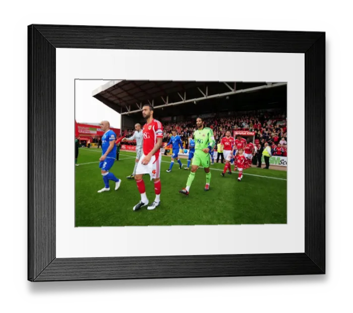 Framed Print : Clash on the Field: Bristol City vs Birmingham City - Season 11-12
