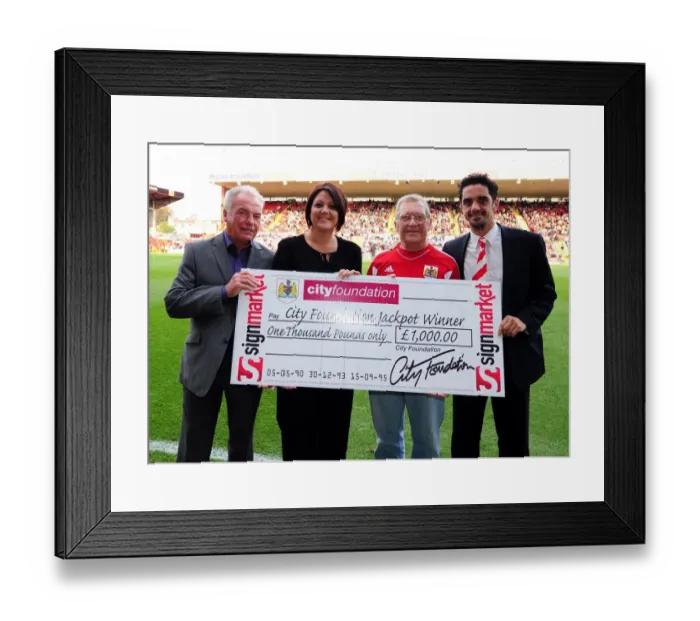 Framed Print : Bristol City vs Birmingham City: Unleashing the Football Rivalry - Season 11-12