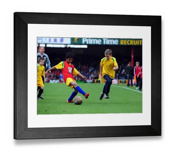 Framed Print : A Football Rivalry: Bristol City vs Birmingham City - Season 11-12