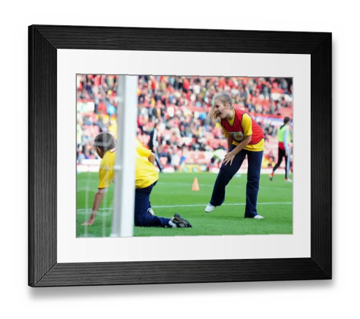Framed Print : Clash on the Football Field: Bristol City vs Birmingham City - Season 11-12