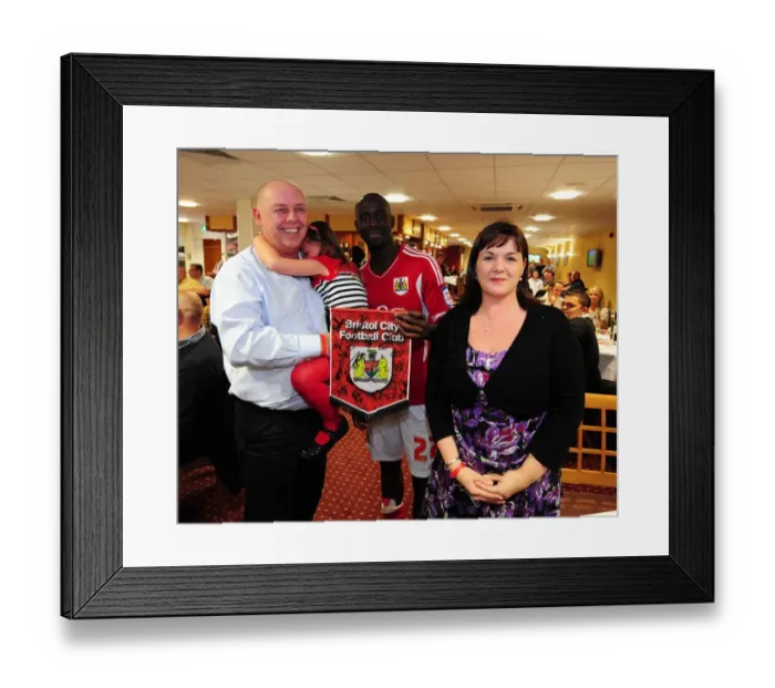 Framed Print : Bristol City vs Birmingham City: Clash of the Seasons (2011-2012)