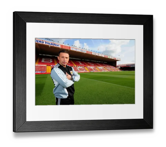 Framed Print : New Beginnings: Derek McInnes Arrival at Bristol City Football Club, Ashton Gate Stadium (2011) Framed Print : New Beginnings: Derek McInnes Arrival at Bristol City Football Club, Ashton Gate Stadium (2011)
