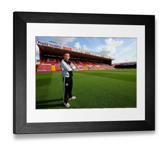 Framed Print : New Manager Derek McInnes Kicks Off Championship Season at Ashton Gate Stadium with Bristol City Framed Print : New Manager Derek McInnes Kicks Off Championship Season at Ashton Gate Stadium with Bristol City