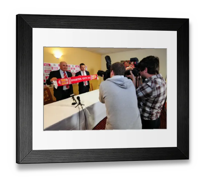 Framed Print : Championship Showdown: Derek McInnes and Bristol City at Ashton Gate Stadium, October 2011 Framed Print : Championship Showdown: Derek McInnes and Bristol City at Ashton Gate Stadium, October 2011