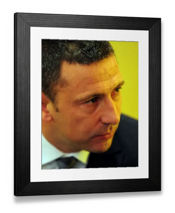 Framed Print : Derek McInnes Holds Inaugural Press Conference as New Bristol City Manager (October 2011) Framed Print : Derek McInnes Holds Inaugural Press Conference as New Bristol City Manager (October 2011)