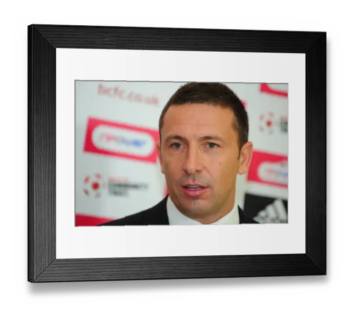 Framed Print : Championship Showdown: McInnes vs. Bristol City at Ashton Gate Stadium (October 2011)