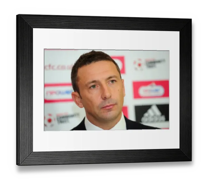 Framed Print : Derek McInnes Officially Unveiled as New Bristol City Manager at Ashton Gate Stadium, 2011 Framed Print : Derek McInnes Officially Unveiled as New Bristol City Manager at Ashton Gate Stadium, 2011