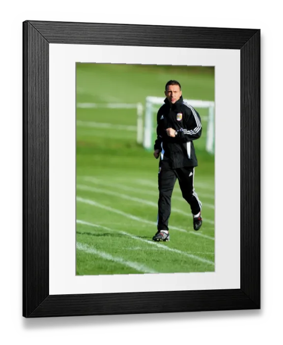 Framed Print : Derek McInnes Begins Tenure as New Bristol City Manager at Ashton Gate Stadium (October 2011)