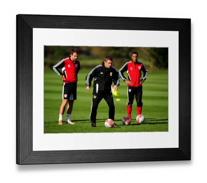 Framed Print : Championship Showdown: McInnes vs. Bristol City at Ashton Gate Stadium (October 2011)