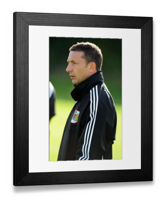 Framed Print : Championship Showdown: McInnes vs. Bristol City at Ashton Gate Stadium - October 2011 Framed Print : Championship Showdown: McInnes vs. Bristol City at Ashton Gate Stadium - October 2011