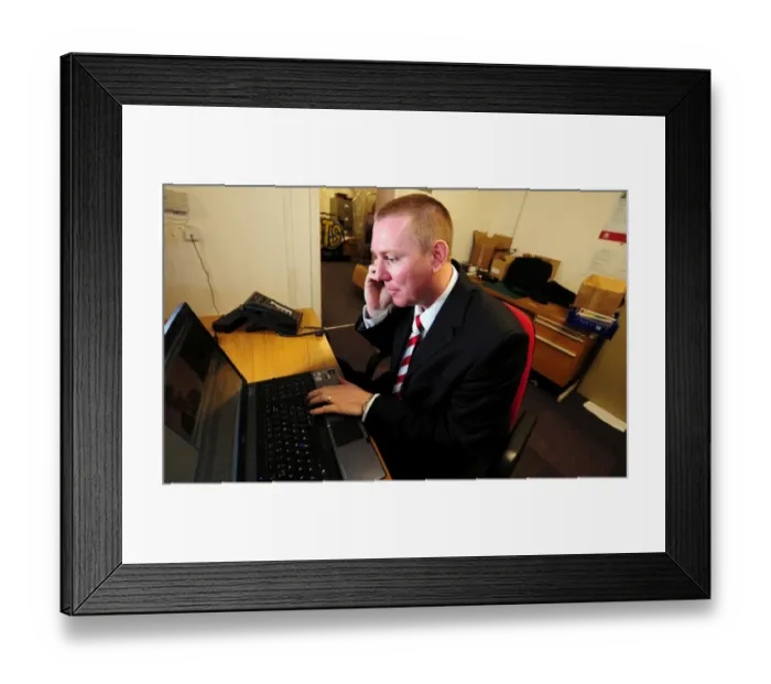 Framed Print : Derek McInnes: Leading Bristol City Football Club Through Season 11-12