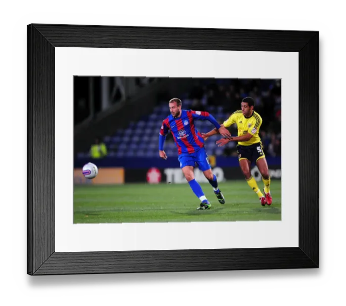 Framed Print : Championship Clash: Crystal Palace vs. Bristol City at Selhurst Park on 15 / 10 / 2011 Framed Print : Championship Clash: Crystal Palace vs. Bristol City at Selhurst Park on 15 / 10 / 2011