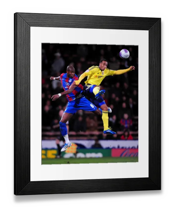 Framed Print : Battling for Supremacy: Maynard vs. Gardner in the Championship Clash between Crystal Palace and Bristol City - 15 / 10 / 2011 Framed Print : Battling for Supremacy: Maynard vs. Gardner in the Championship Clash between Crystal Palace and Bristol City - 15 / 10 / 2011