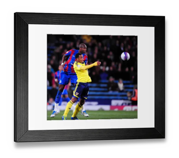 Framed Print : Championship Showdown: Maynard vs. Gardner - A High Ball Battle at Selhurst Park, 15 / 10 / 2011 (Bristol City vs. Crystal Palace) Framed Print : Championship Showdown: Maynard vs. Gardner - A High Ball Battle at Selhurst Park, 15 / 10 / 2011 (Bristol City vs. Crystal Palace)