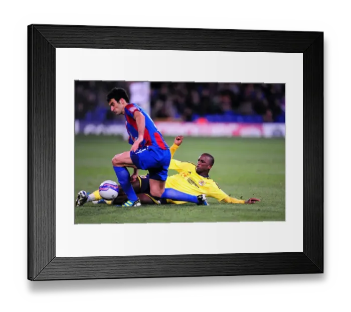 Framed Print : Cisse vs Jedinak: Tackle Battle in Championship Clash between Crystal Palace and Bristol City - 15 / 10 / 2011 Framed Print : Cisse vs Jedinak: Tackle Battle in Championship Clash between Crystal Palace and Bristol City - 15 / 10 / 2011