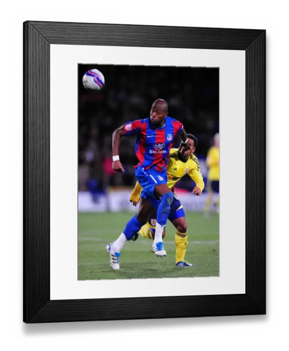 Framed Print : Championship Showdown: Crystal Palace's Anthony Gardner Holds Off Nicky Maynard of Bristol City - 15 / 10 / 2011 Framed Print : Championship Showdown: Crystal Palace's Anthony Gardner Holds Off Nicky Maynard of Bristol City - 15 / 10 / 2011