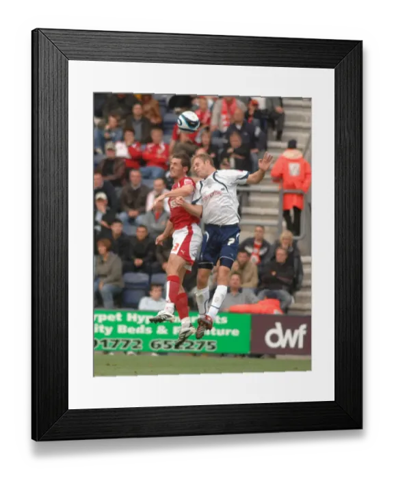 Framed Print : Jamie McAllister outjumps Chris Framed Print : Jamie McAllister outjumps Chris