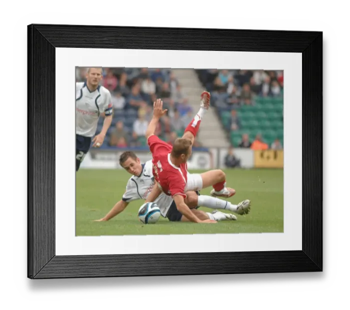 Framed Print : Trundle Fouled 1