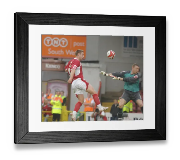 Framed Print : David Noble Goal Framed Print : David Noble Goal