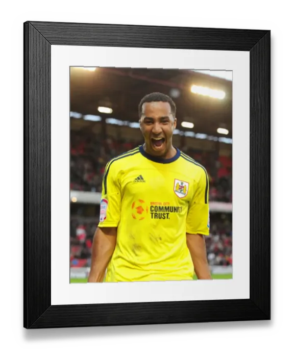 Framed Print : Nicky Maynard Scores Winning Goal: Barnsley vs. Bristol City (Championship 2011) Framed Print : Nicky Maynard Scores Winning Goal: Barnsley vs. Bristol City (Championship 2011)