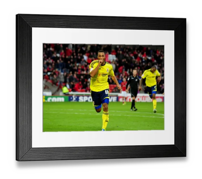 Framed Print : Nicky Maynard's Double Joy: Championship-Winning Goal and Newborn Son (Barnsley v Bristol City, 2011) Framed Print : Nicky Maynard's Double Joy: Championship-Winning Goal and Newborn Son (Barnsley v Bristol City, 2011)