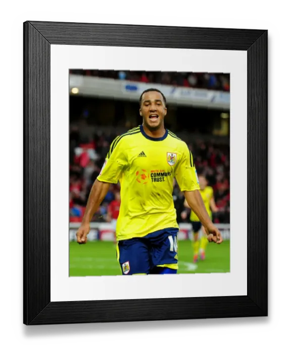 Framed Print : Nicky Maynard's Game-winning Goal for Bristol City against Barnsley in Championship 2011 Framed Print : Nicky Maynard's Game-winning Goal for Bristol City against Barnsley in Championship 2011