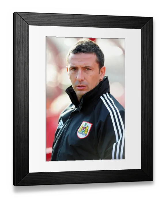 Framed Print : Derek McInnes Guides Bristol City in October 2011 Championship Clash vs Barnsley Framed Print : Derek McInnes Guides Bristol City in October 2011 Championship Clash vs Barnsley