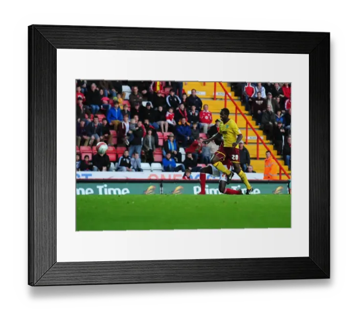 Framed Print : Championship Championship: Albert Adomah's Last-Minute Winner for Bristol City vs. Burnley (05 / 11 / 2011) Framed Print : Championship Championship: Albert Adomah's Last-Minute Winner for Bristol City vs. Burnley (05 / 11 / 2011)