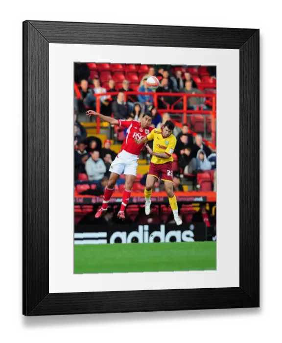 Framed Print : Bristol City vs Burnley: Lewin Nyatanga vs Charlie Austin - Championship Clash at Ashton Gate, 05 / 11 / 2011 Framed Print : Bristol City vs Burnley: Lewin Nyatanga vs Charlie Austin - Championship Clash at Ashton Gate, 05 / 11 / 2011