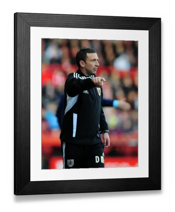 Framed Print : Derek McInnes Leads Bristol City in Championship Match against Burnley at Ashton Gate Stadium - 05 / 11 / 2011 Framed Print : Derek McInnes Leads Bristol City in Championship Match against Burnley at Ashton Gate Stadium - 05 / 11 / 2011