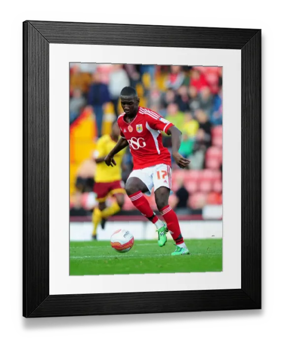 Framed Print : Bristol City's Yannick Bolasie in Championship Clash Against Burnley - 05 / 11 / 2011 (Editorial Use Only) Framed Print : Bristol City's Yannick Bolasie in Championship Clash Against Burnley - 05 / 11 / 2011 (Editorial Use Only)