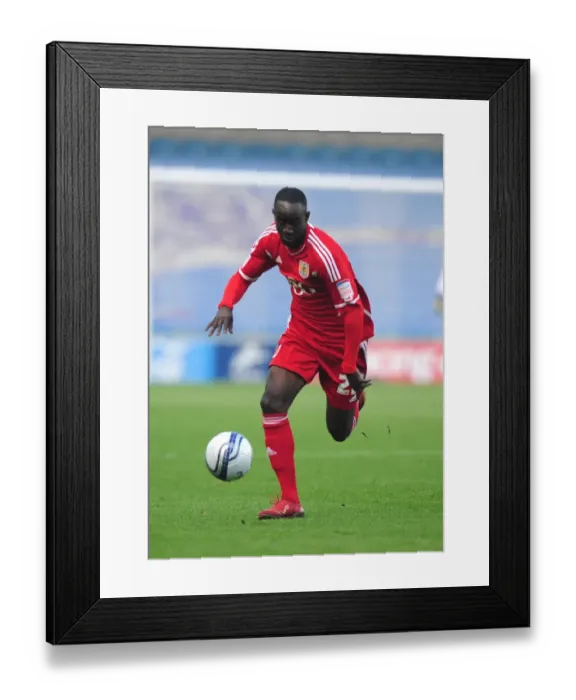 Framed Print : Albert Adomah of Bristol City in Championship Clash against Millwall at Selhurst Park (November 2011) Framed Print : Albert Adomah of Bristol City in Championship Clash against Millwall at Selhurst Park (November 2011)