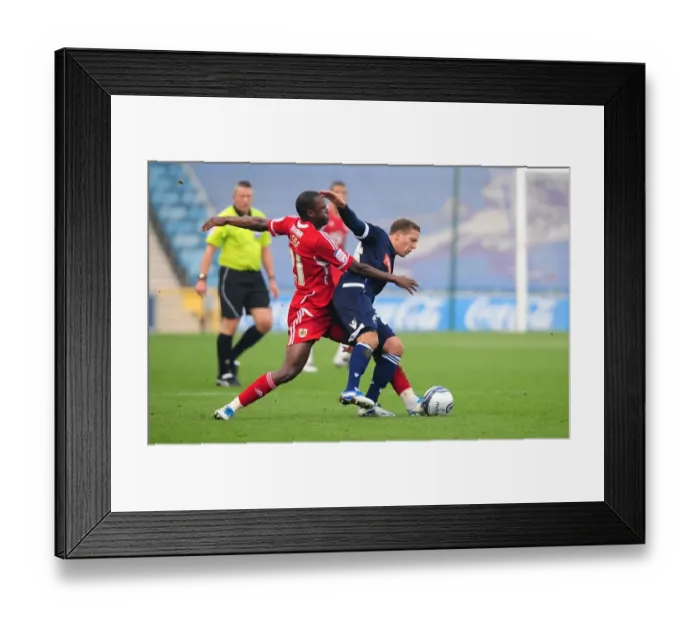 Framed Print : Championship Showdown: Cisse vs. Howard - Bristol City vs. Millwall, Selhurst Park, 2011 Framed Print : Championship Showdown: Cisse vs. Howard - Bristol City vs. Millwall, Selhurst Park, 2011