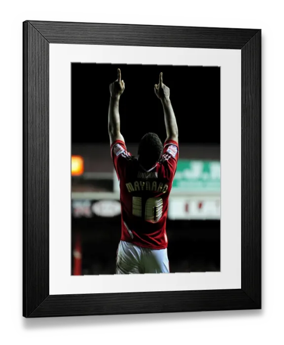 Framed Print : Nicky Maynard's Championship-Winning Goal for Bristol City vs. Southampton (Nov. 26, 2011) Framed Print : Nicky Maynard's Championship-Winning Goal for Bristol City vs. Southampton (Nov. 26, 2011)