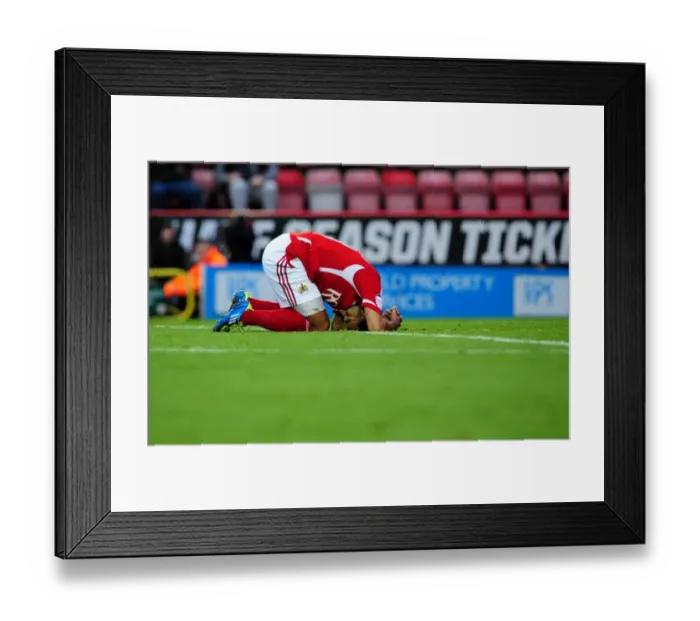 Framed Print : Bristol Citys Nicky Maynard Framed Print : Bristol Citys Nicky Maynard